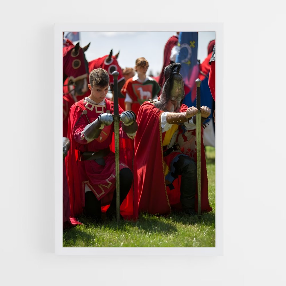 Poster Championnat des Chevaliers – affiche Buhurt (vue 3)